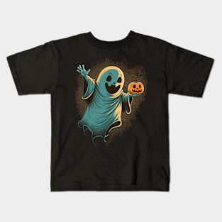 Happy Halloween Ghost Kids T-Shirt